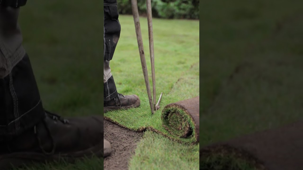 Schraven Hoveniers - social media content, grasmatten leggen
