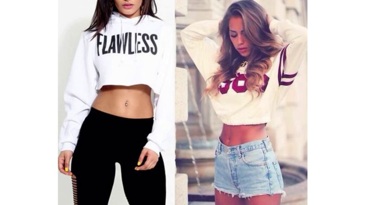 IDEAS DE OUTFITS CON SUETER TIPO CROPTOP |  OUTFIT IDEAS WITH CROPTOP SWEATER
