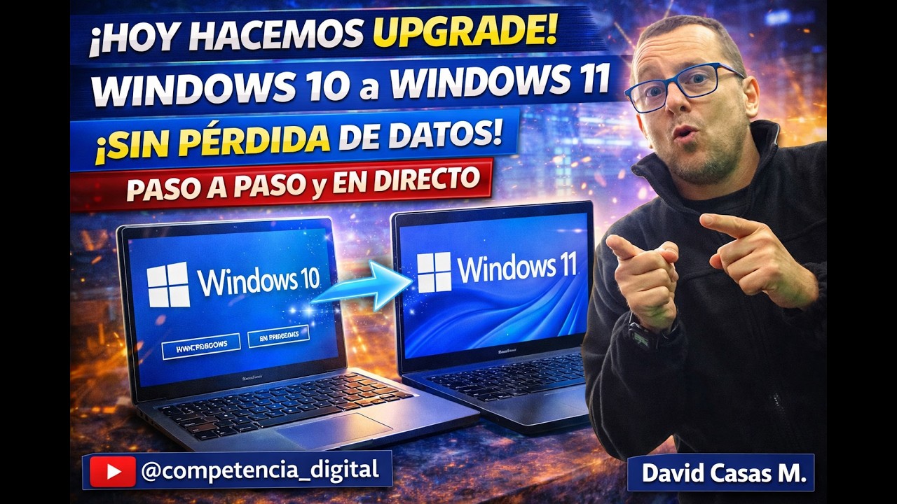 PROBLEMAS con WINDOWS 10? ACTUALIZA A 11 y TE ENSEÑO CÓMO PASO A PASO | 18-03-2026 🚀 #informatica
