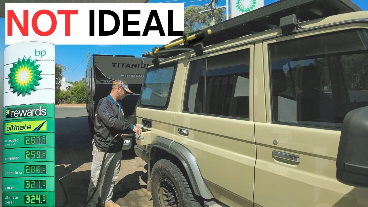 ⛽️ Życie w przyczepie kempingowej stało się TRUDNIEJSZE (ceny paliwa!) // Caravaning Australia