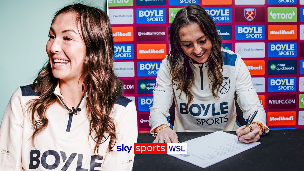 Katie Zelem’s first interview after signing for West Ham ⚒️