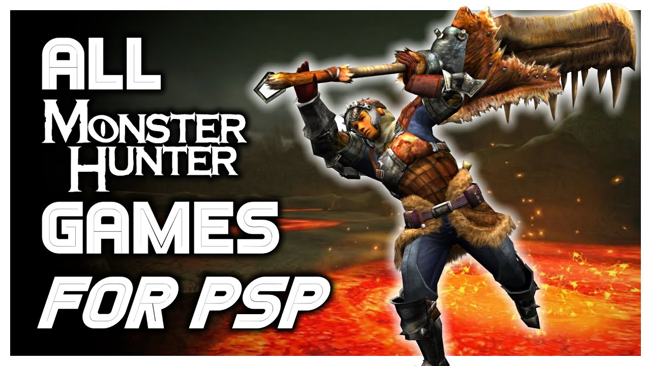 ALL Monster Hunter Games for PSP (PPSSPP) 1080p 60fps