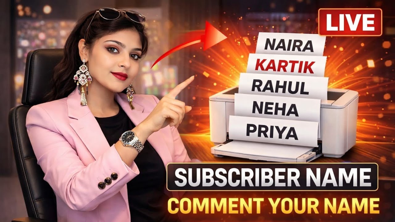 👉 😱 LIVE – Comment Your Name I Will Print It Instantly 🔥 Don’t Miss