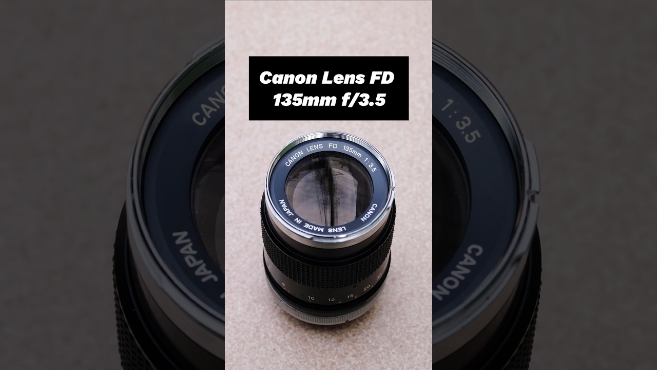 Canon FD 135mm f/3.5 #photography #lens #canon #canonphotography #canonfd