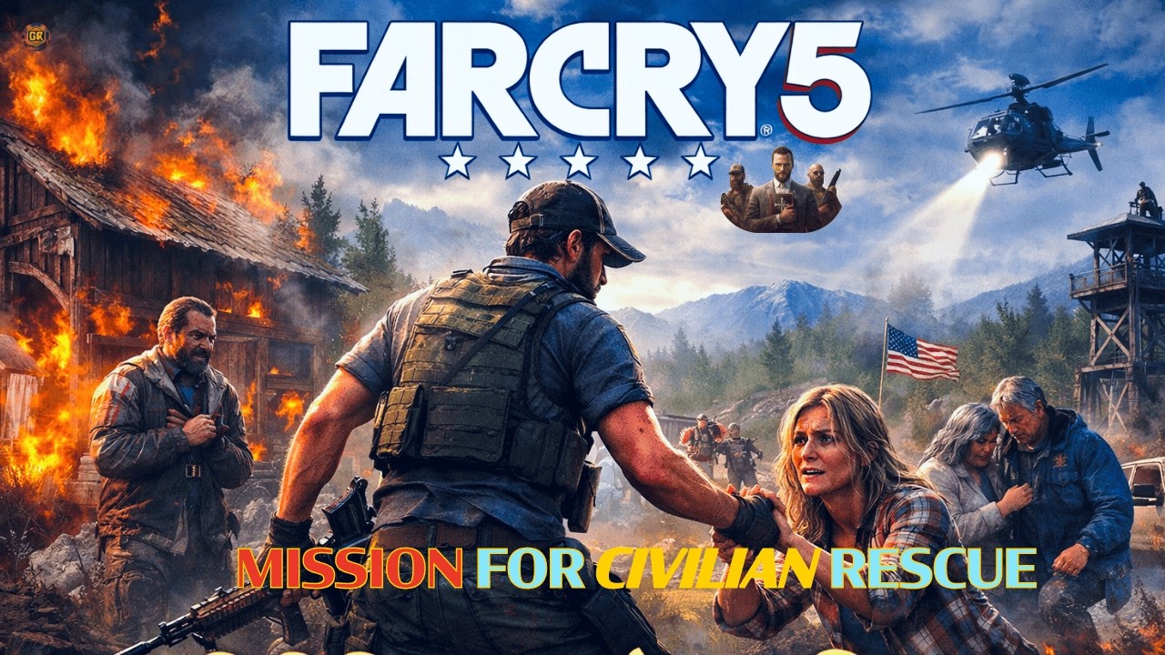 Far Cry 5 | Civilians Rescue Mission 😱🔥 | Intense Open World Action | Part 2 #farcry5
