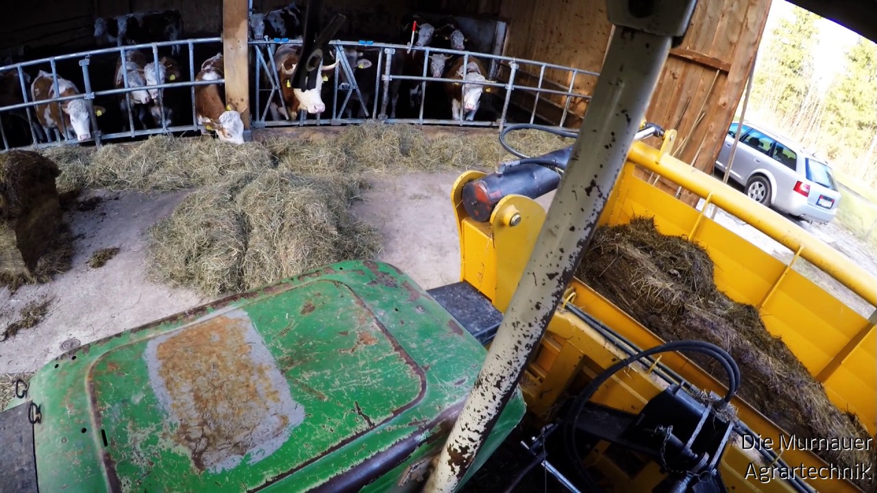 Rinder Füttern 2017 [GoPro] | Mammut Silagezange | Deutz | Uncut
