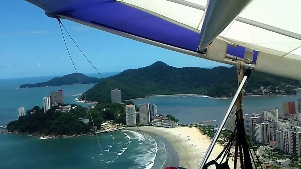 Vôo de Asa Delta Morro do Itararé   São Vicente   SP