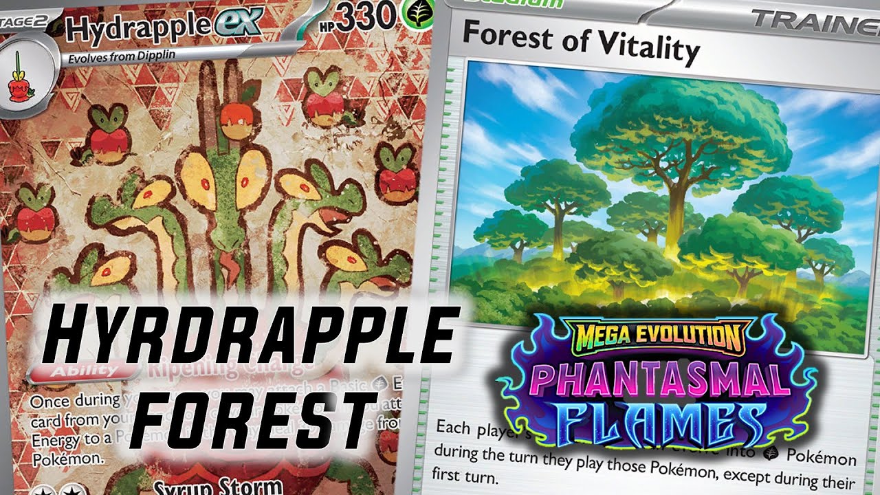 Hydrapple ex ¿Llegó su momento de brillar? - Phantasmal Flames Pokémon TCG