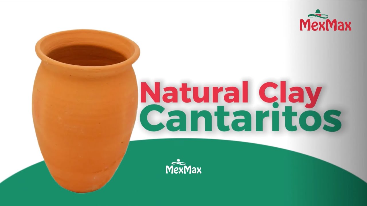 Authentic Mexican Clay Cantaritos | Perfect for Margaritas, Palomas & More | Shop at MexMax!