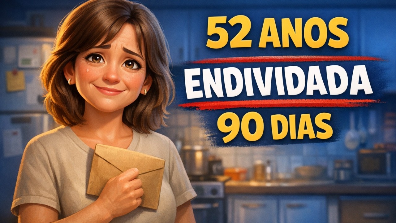 52 Anos e Endividada: A Regra do Envelope Que Mudou Minha Vida em 90 Dias