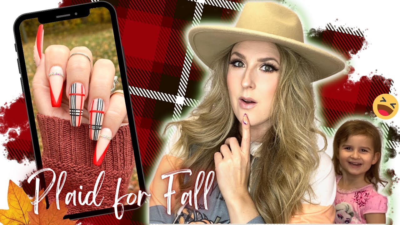 Plaid Nails | Gel X Dupe *Great QUALITY & PRICE* | Fall Nail Design