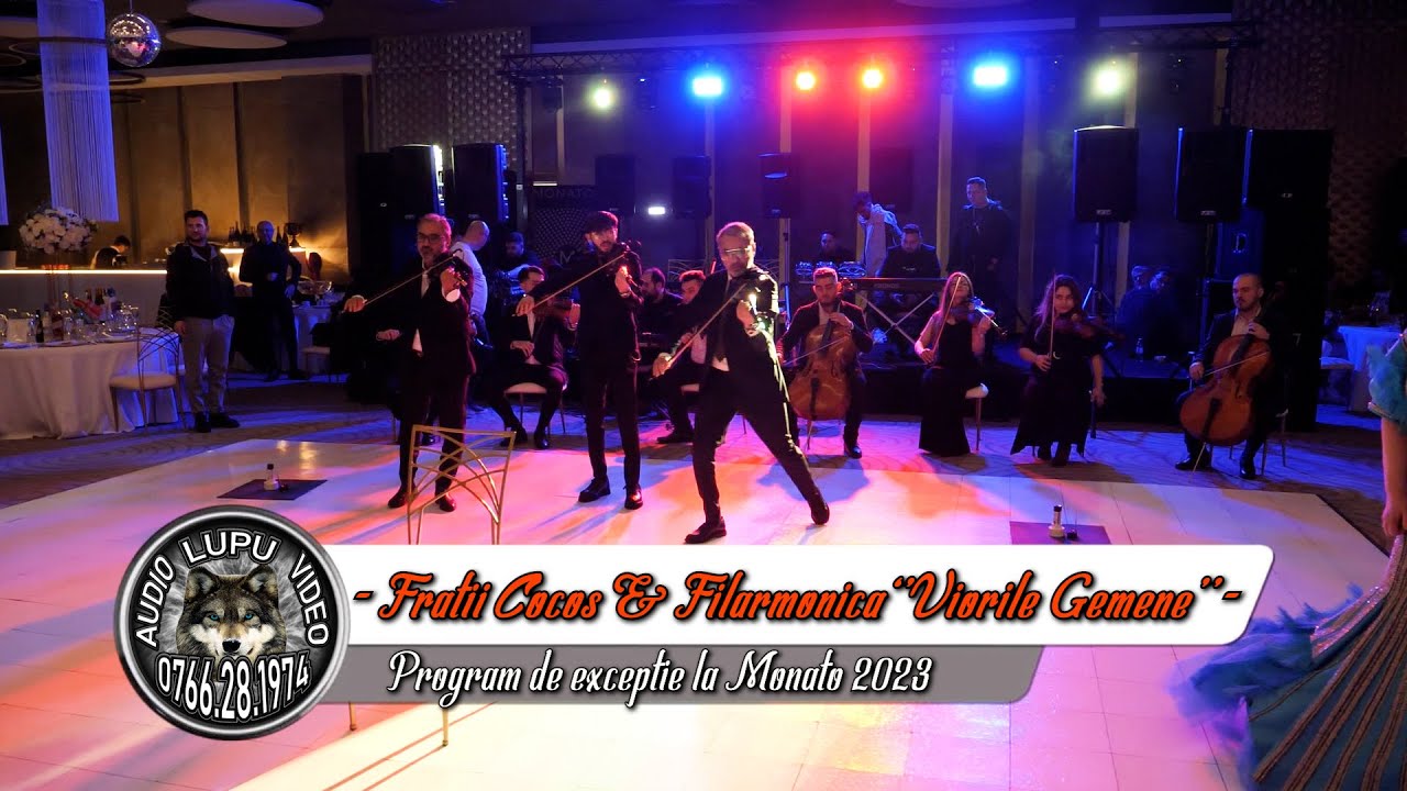 Fratii Cocos & Filarmonica ''Viorile Gemene'' - Program de exceptie la Monato 2023