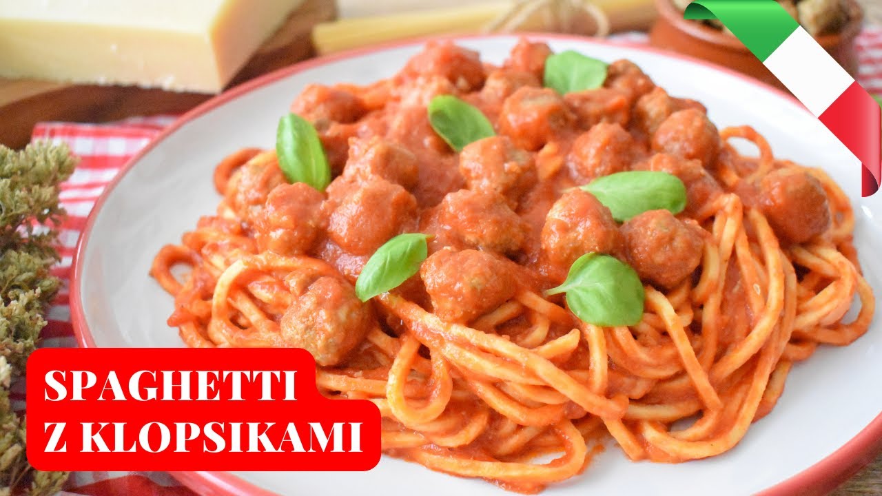 SPAGHETTI z KLOPSIKAMI w sosie pomidorowym - tradycyjny abruzyjski przepis 🍝 | Włochy od kuchni