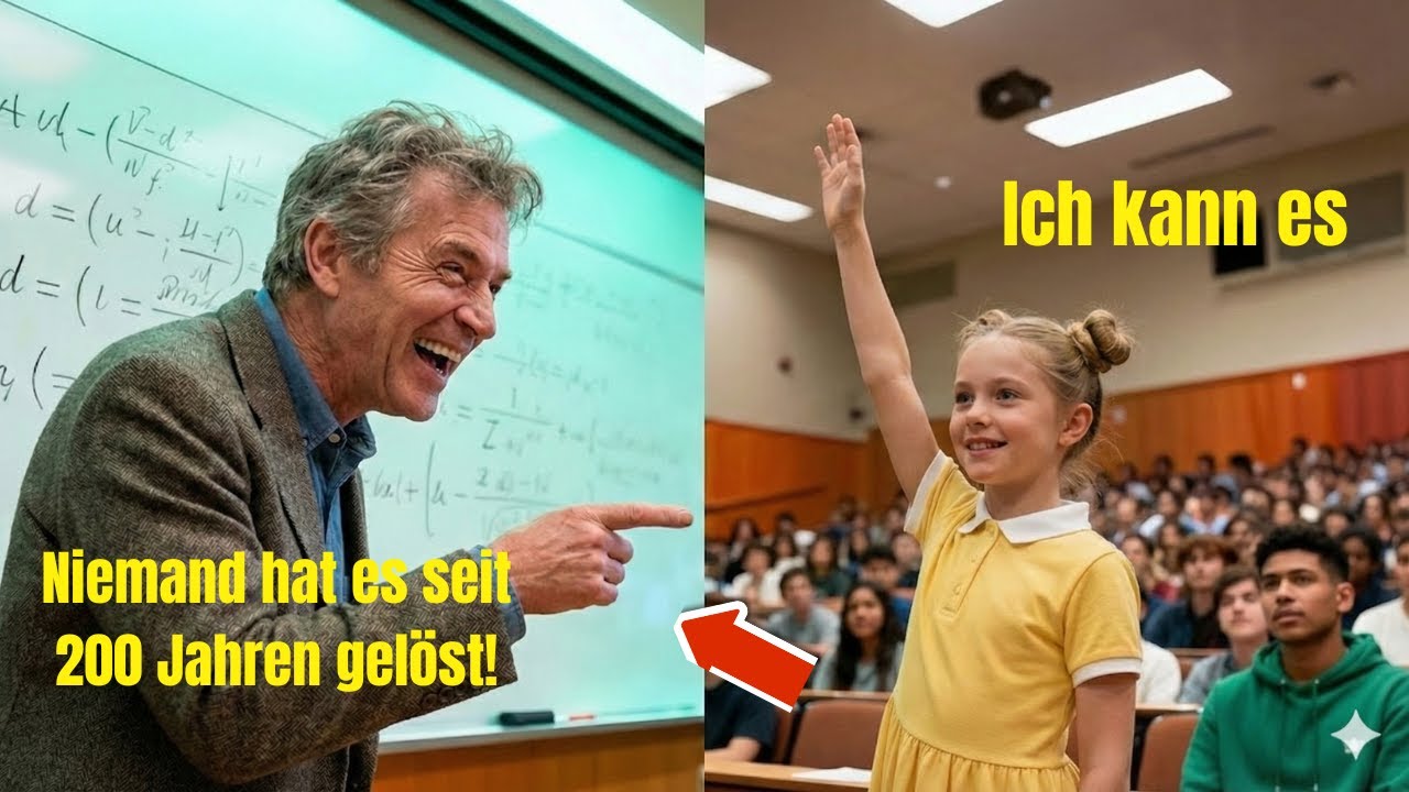Professor erklärt Mathe-Rätsel seit 200 Jahren für unlösbar – Hausmeister-Tochter hebt die Hand...