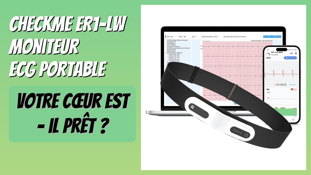 AVIS (2026) : Checkme ER1-LW Moniteur ECG Portable. DÉTAILS
