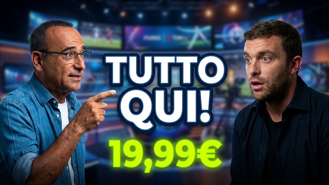 TIM: Carlo Conti e Fabrizio Romano Insieme! TimVision + DAZN + Prime a 19,99&euro;! 🔥📺