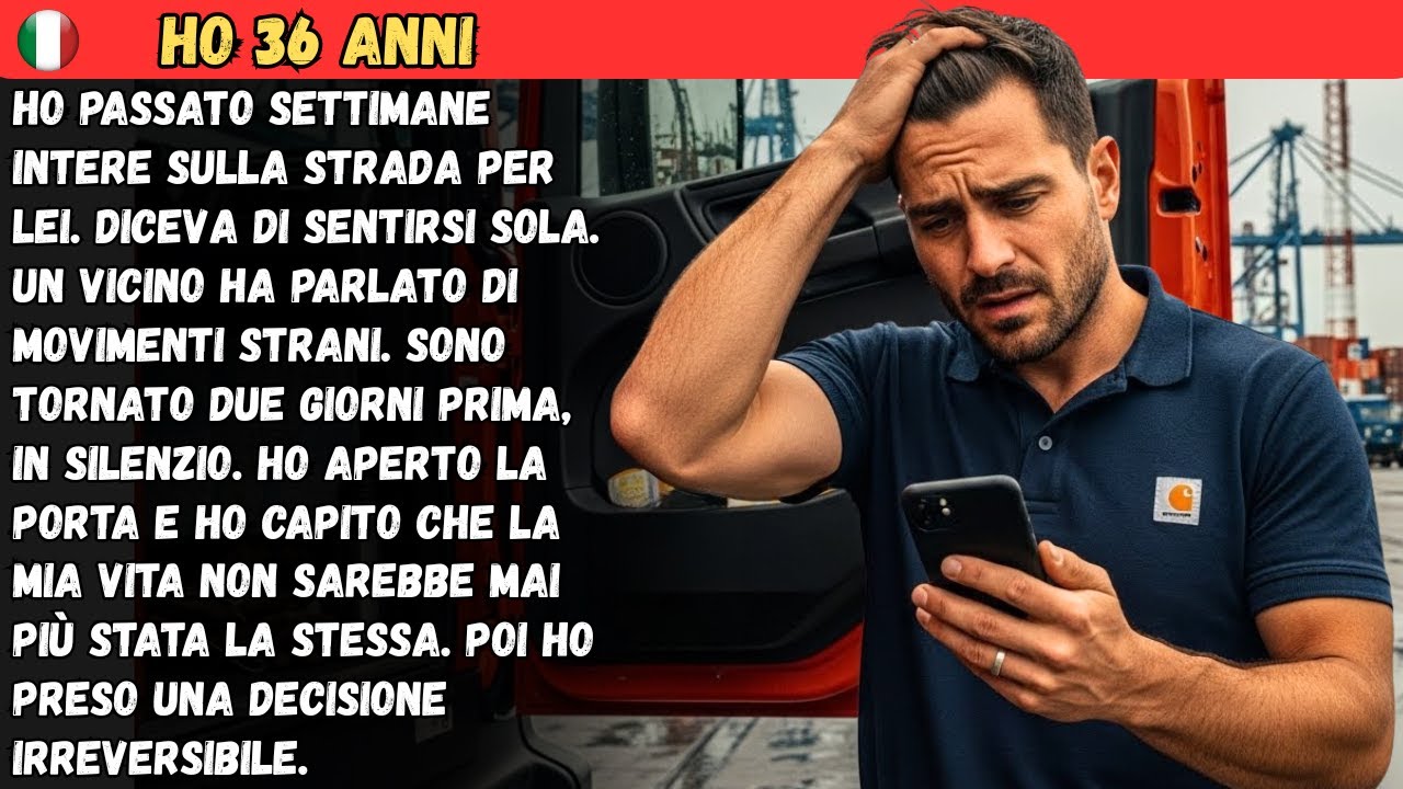 HO PASSATO SETTIMANE INTERE SULLA STRADA PER LEI. DICEVA DI SENTIRSI SOLA. UN VICINO HA PARLATO...
