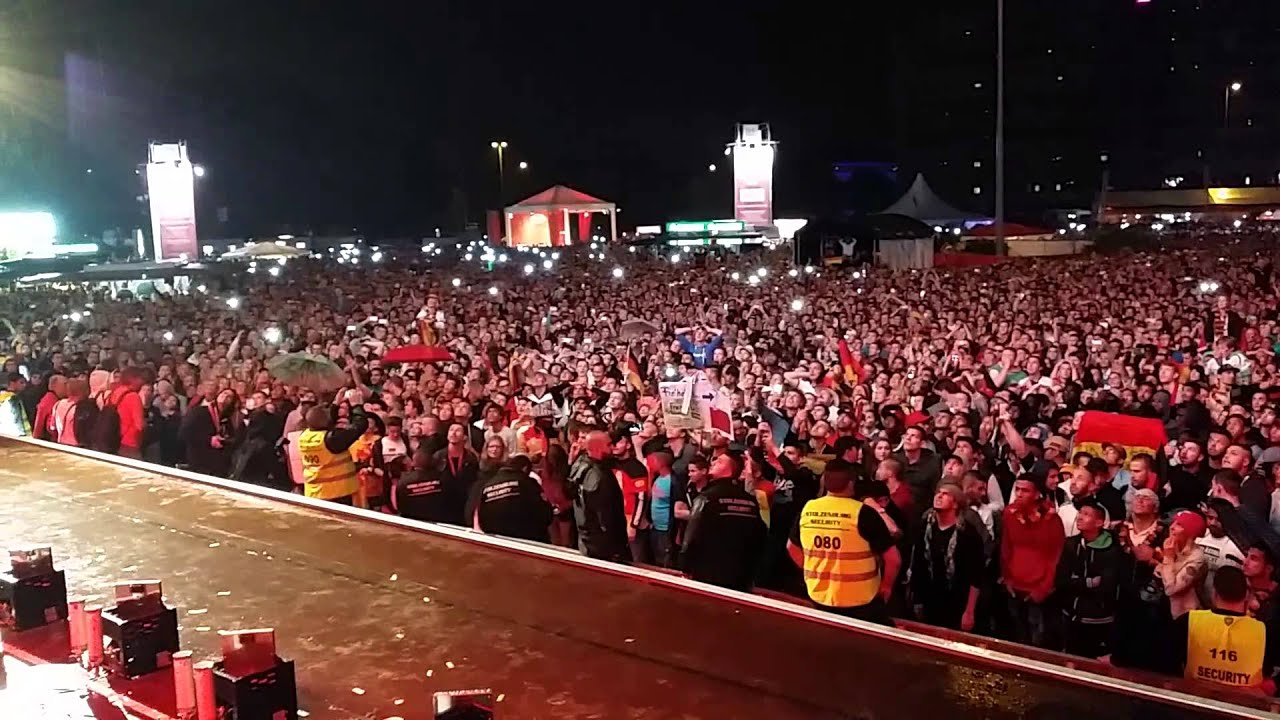 WM-Finale (Sieg) Hamburg Public Viewing Stimmung