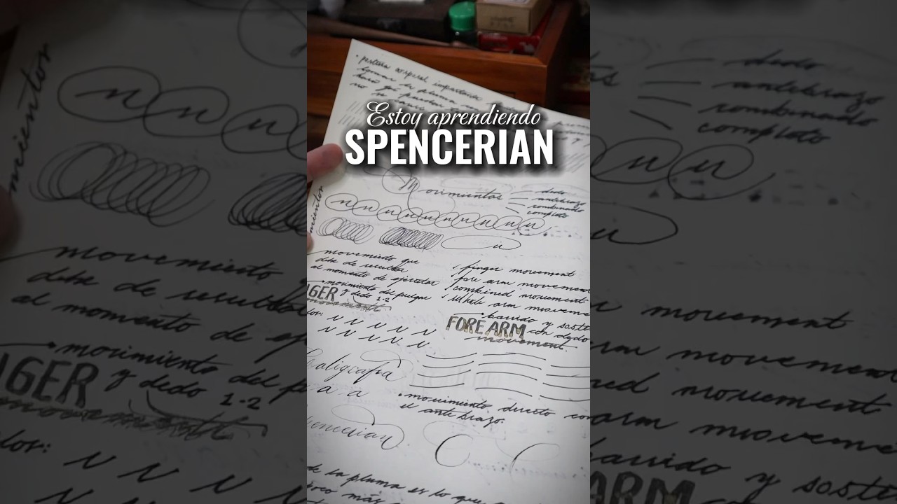 Caligraf&iacute;a Spencerian #calligraphy #spencerian