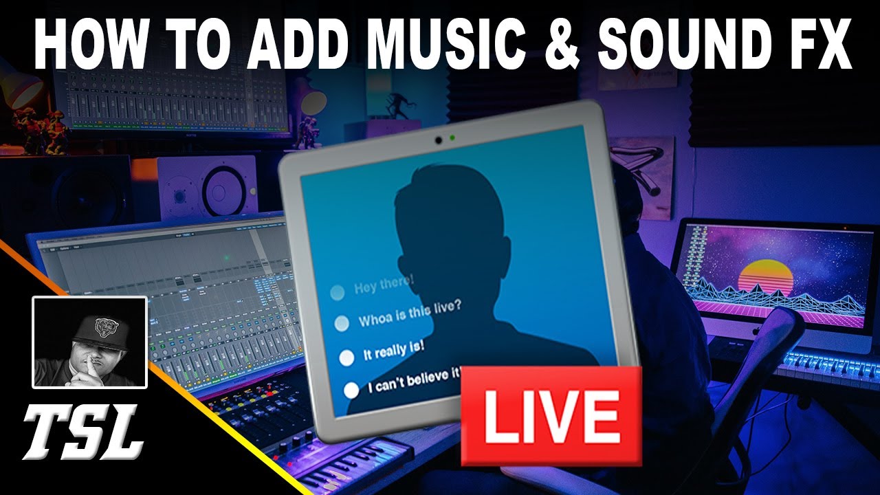 How To Add Music and Sound FX In Ecamm Live