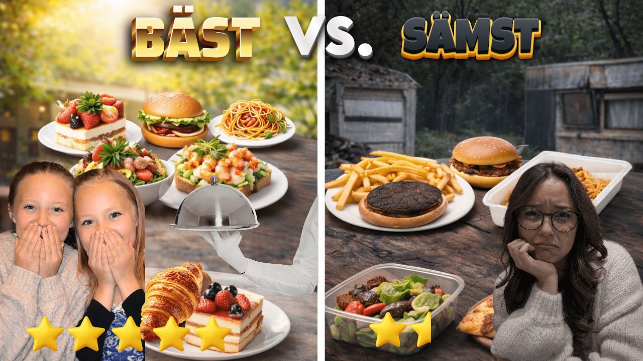 Testar Uppsalas BÄSTA vs. SÄMSTA fika, lunch & middag!