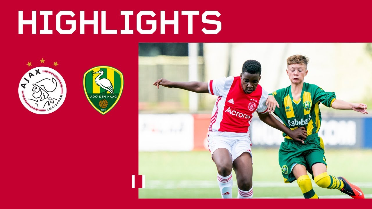 Highlights | Ajax O14 - ADO Den Haag O14 | Competitie