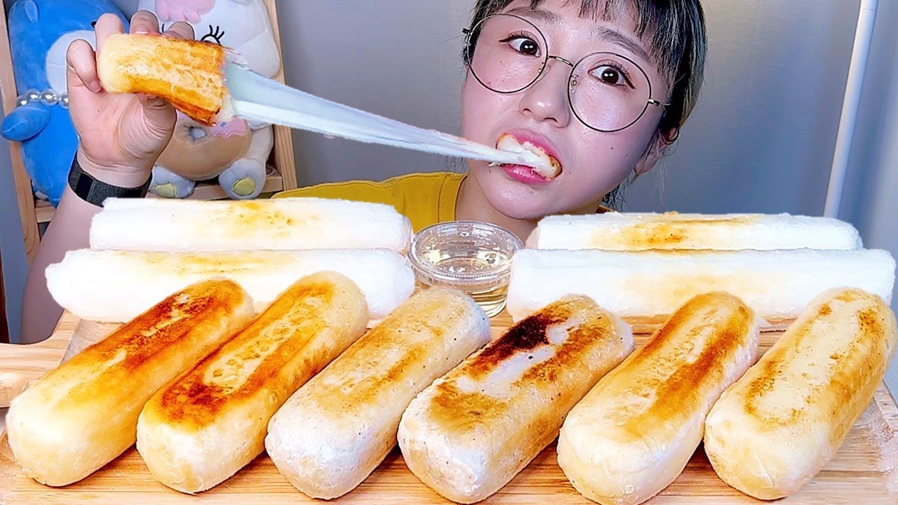 길쭉이호떡🧀 통치즈 씨앗호떡 꿀 가래떡구이 디저트 먹방 Dessert Mukbang