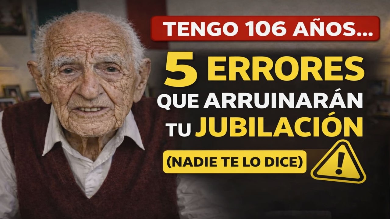 Tengo 106 años… 5 errores que arruinarán tu jubilación (nadie te lo dice)