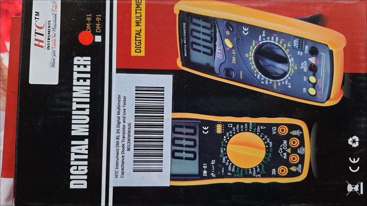 HTC DIGITAL MULTIMETER-DM 81
