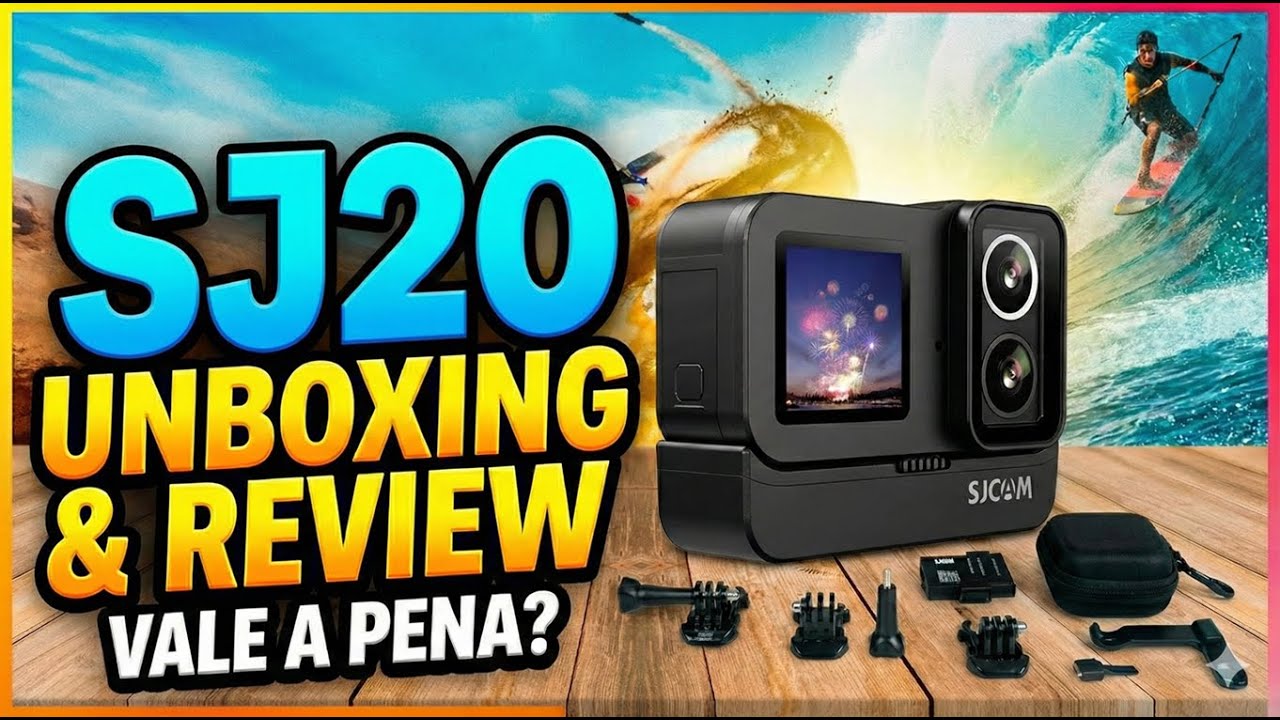 SJCAM SJ20: Unboxing e Review! Vale a Pena Essa Action Cam?