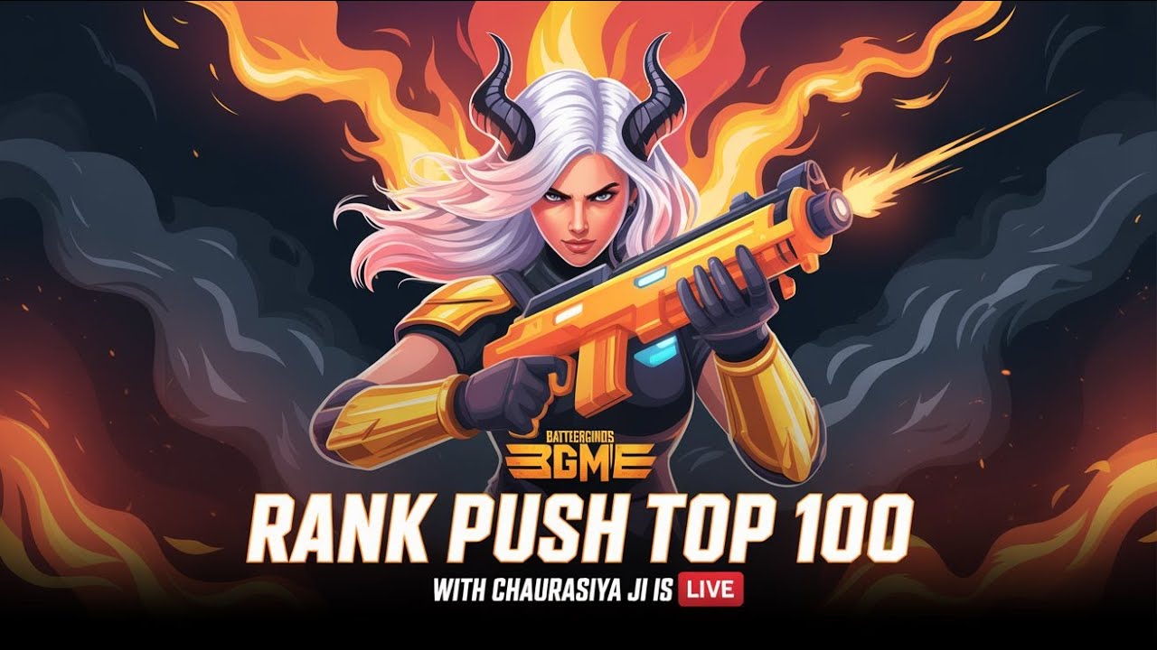 BGMI RINK PUSH 🔥 CHAURASIYA JI KA ATANK