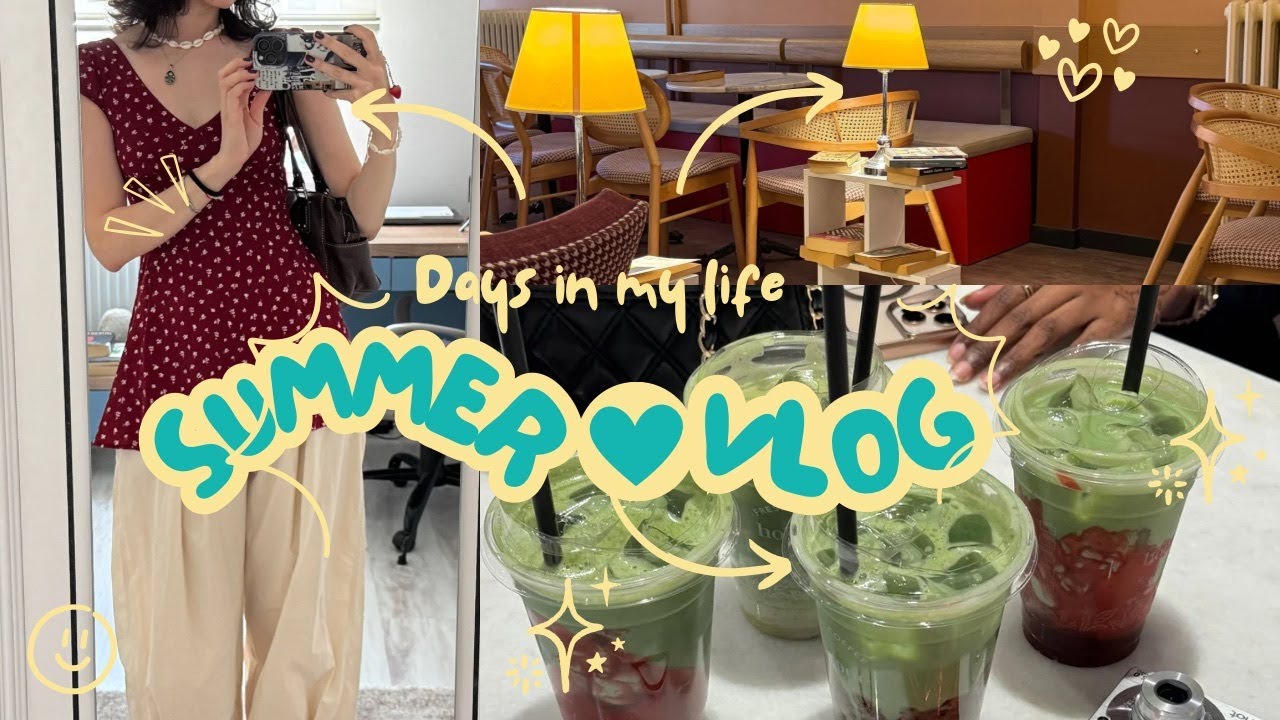 Summer vlog 🪷| trying not to rot and spending time alone⋆ 𐙚 ̊. 🪷