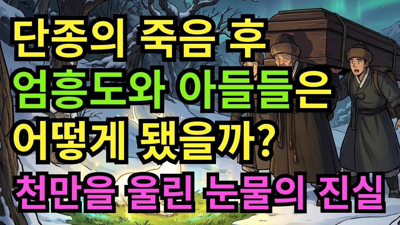 단종의 시신이 사라진 날,  목숨 걸고 강물에 뛰어든 남자 엄흥도의 행방은?