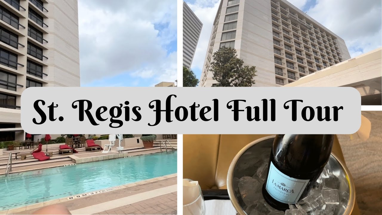 St Regis Houston | Best Brunch and Bloody Mary's | Full Tour