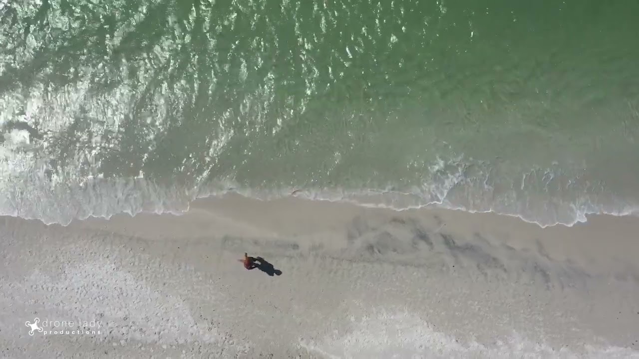Female Walking On Beach - Stock Video Sample (No Audio)