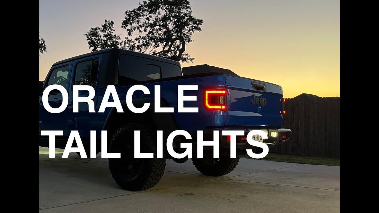 Oracle Flush Mount Tail Lights - Jeep Gladiator LED Upgrade Part 2