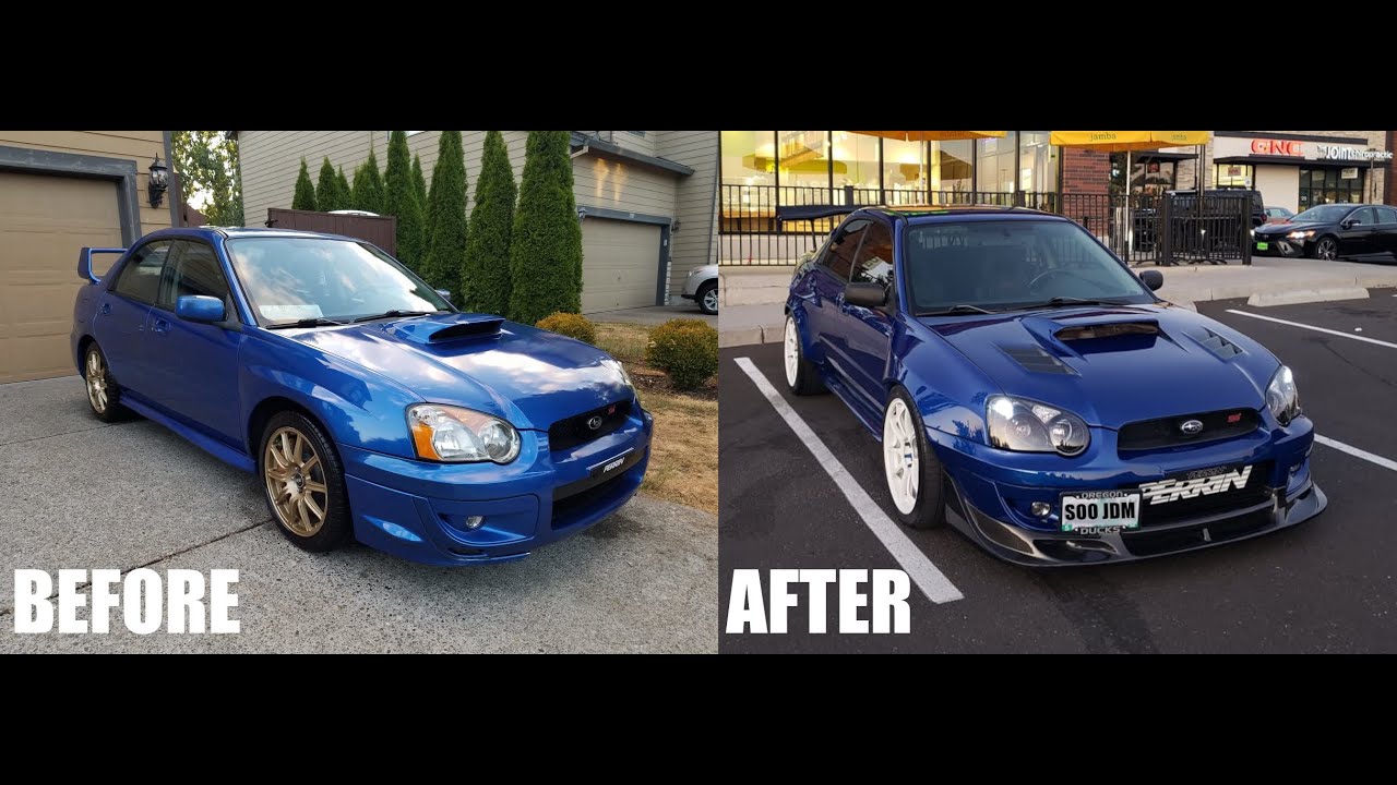 Building my Widebody Subaru STI in 15 minutes