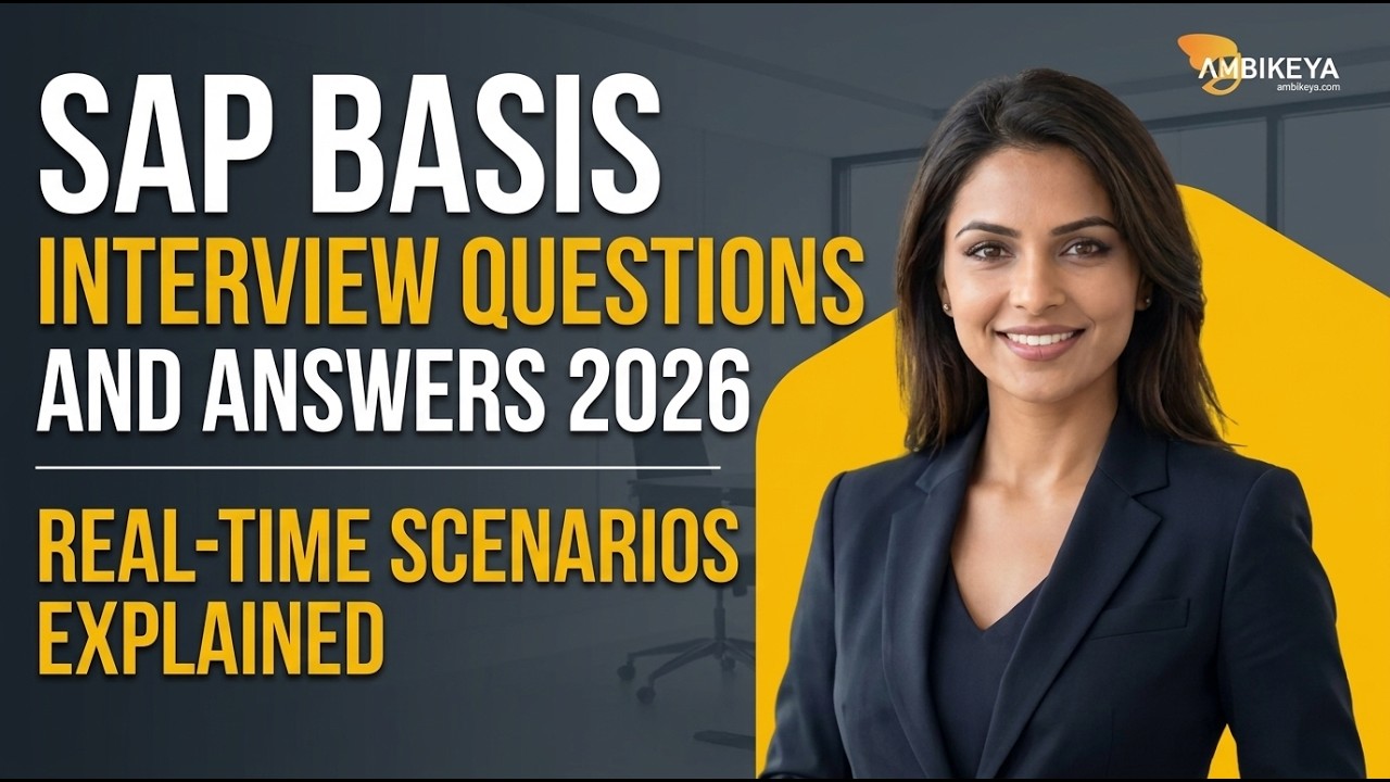 Вопросы и ответы для собеседования по SAP BASIS 2026 | Объяснение реальных сценариев