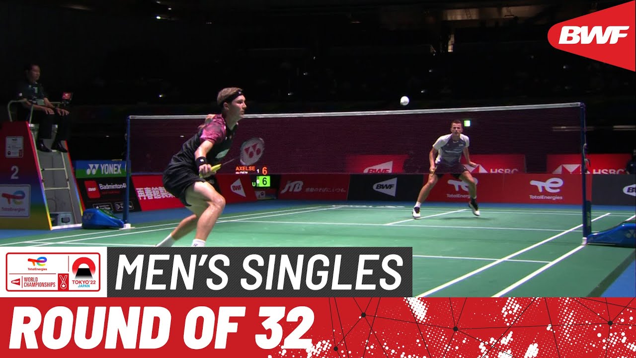 BWF World Championships 2022 | Viktor Axelsen (DEN) [1] vs. Mark Caljouw (NED) | R32
