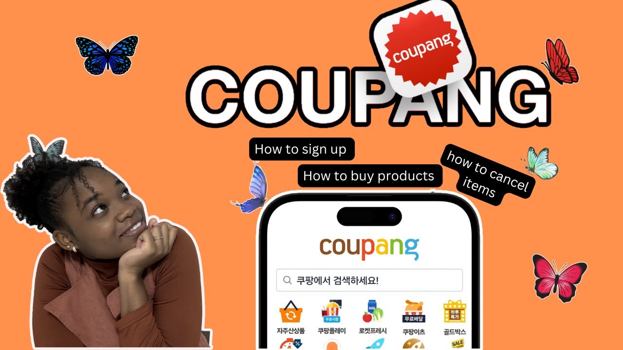 HOW TO SIGN UP ON THE COUPANG APP | Online shopping in South Korea