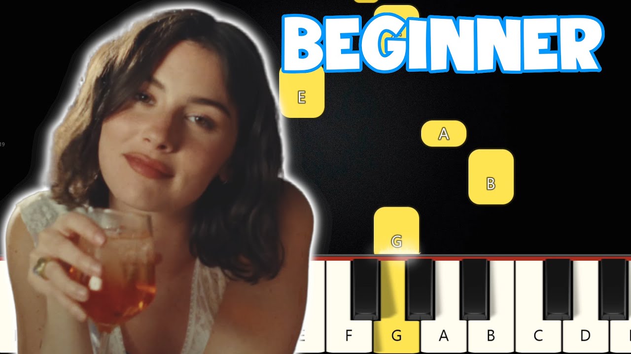 I Love You, I'm Sorry - Gracie Abrams | Beginner Piano Tutorial | Easy Piano