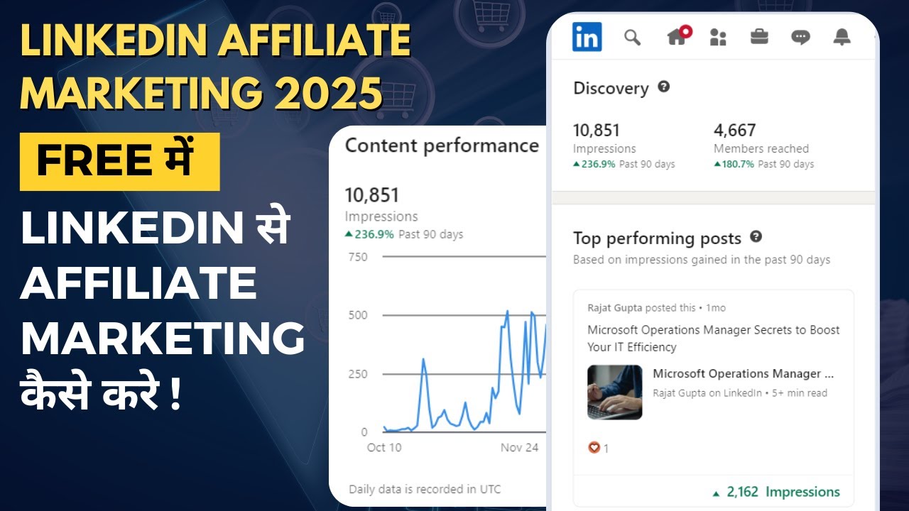LinkedIn Affiliate Marketing 2025 FREE में कैसे करे  LIVE PROOF