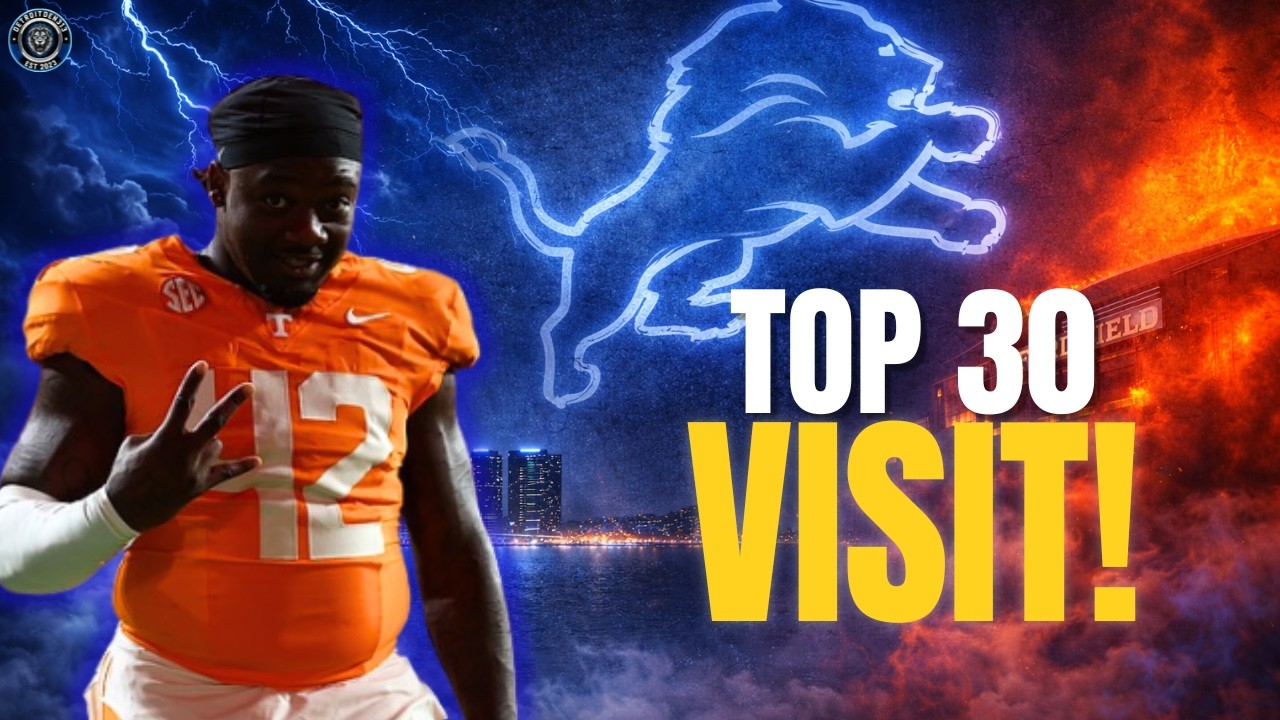 Detroit Lions Host Draft Prospect For Top-30 Visit