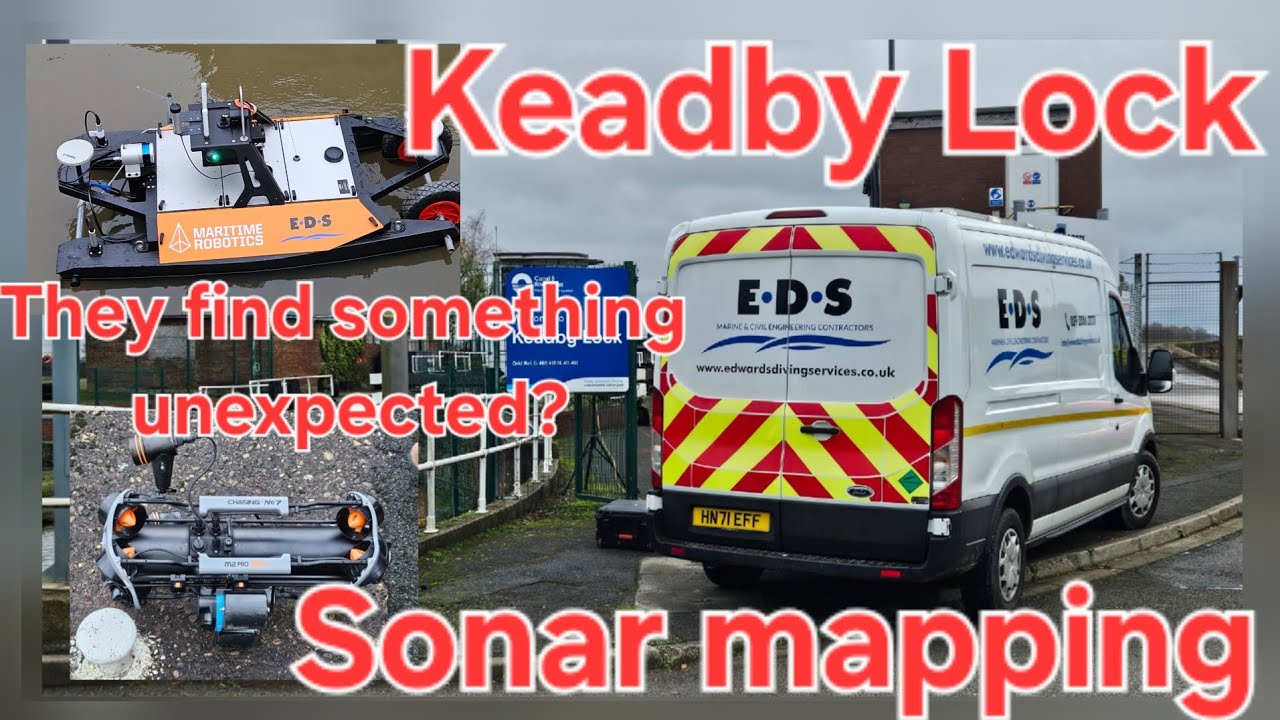 Sonar mapping at Keadby Lock 
