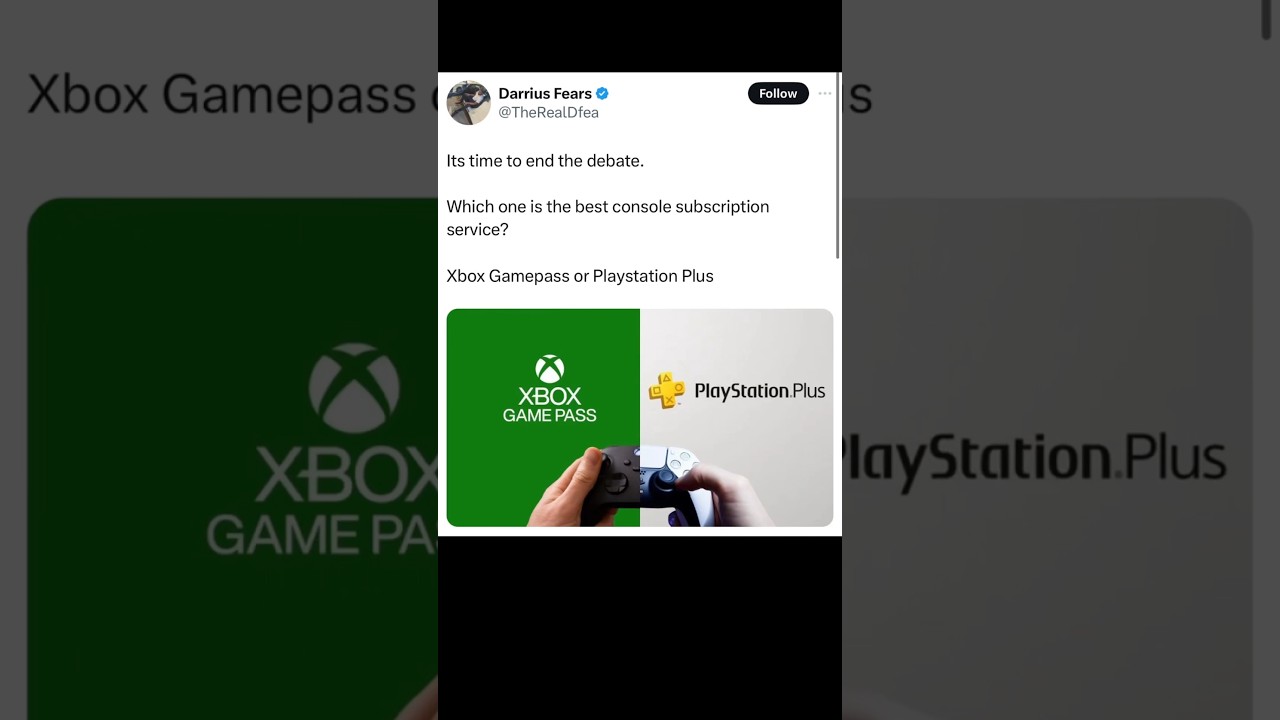 Xbox Game Pass или PlayStation Plus?