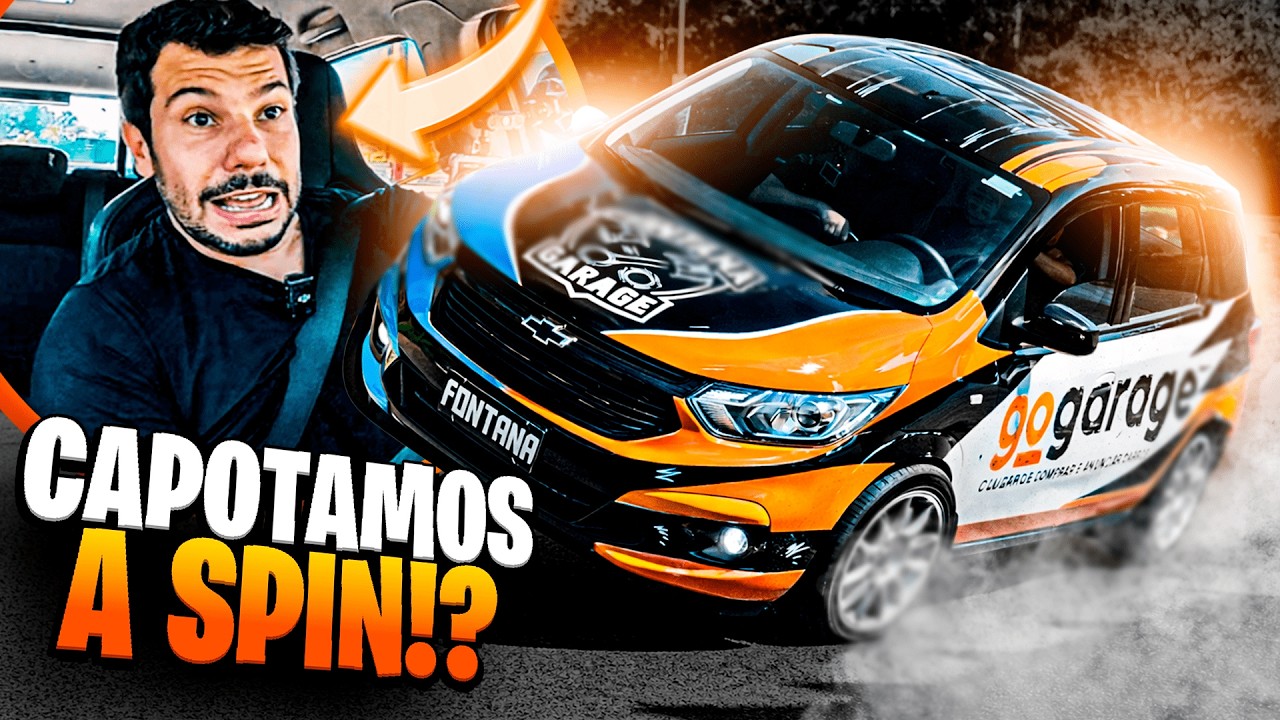 CAPOTAMOS A SPIN TURBO!? 🤯 TESTE INSANO DA NOSSA VIATURA!! 🔥
