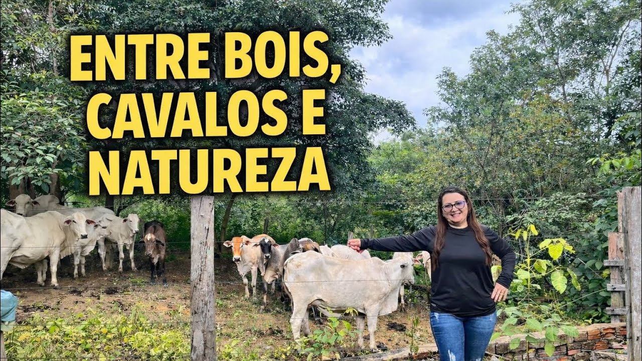 🌿Dois Dias na Fazenda: Cavalos, Bois, Plantio e Pescaria 🌾🐄🎣