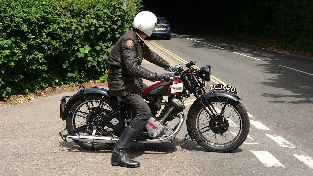 MOTORBIKES CLASSIC & RETRO.1947 Panther,Triumph,Suzuki