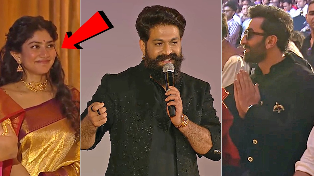 Rocking Star Yash Speech at Ramayana Pratham Sankalp | Ranbir Kapoor & Sai Pallavi