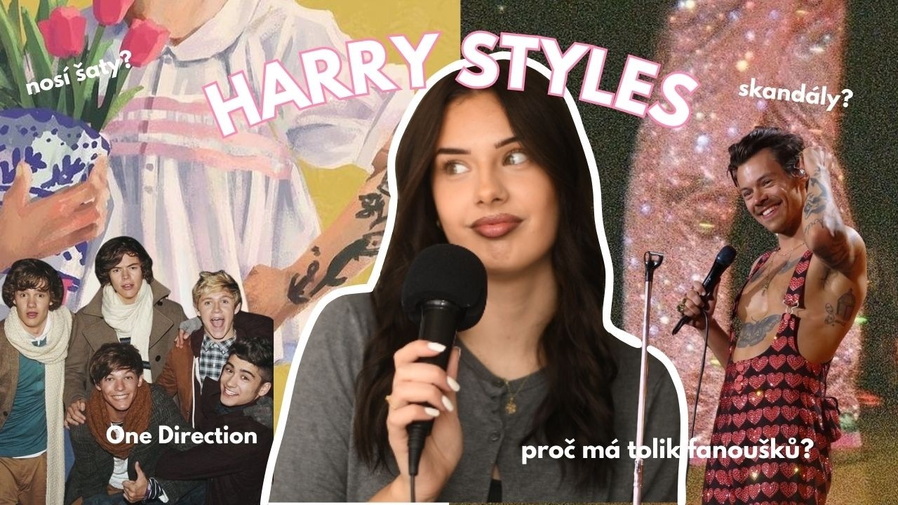 HARRY STYLES - rozbor celebrit / One Direction, skandály, výstřední móda....
